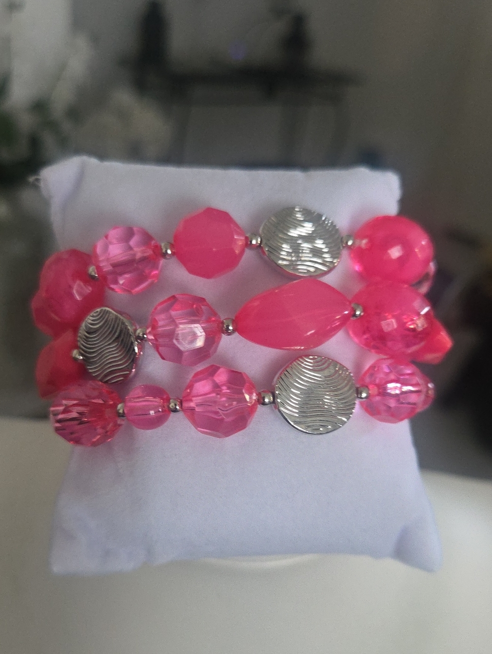 Paparazzi Oceanside Bliss Pink Bracelet NWT